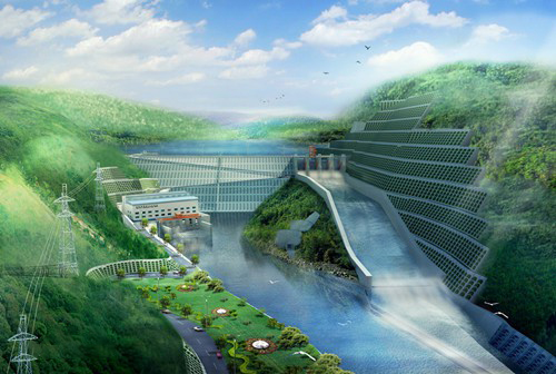 源城老挝南塔河1号水电站项目